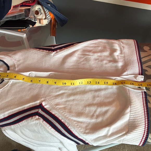 Maeve White and Navy Sweater - Picture 8 of 11